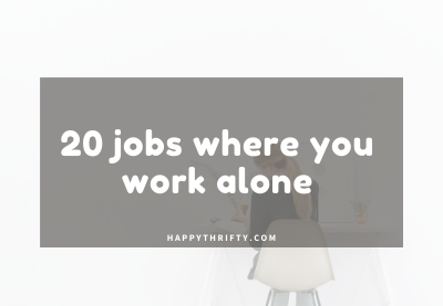 20 jobs where you work alone – ideal for introverts